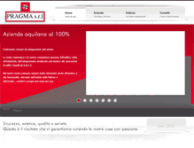Tablet Screenshot of pragmacostruzioni.it